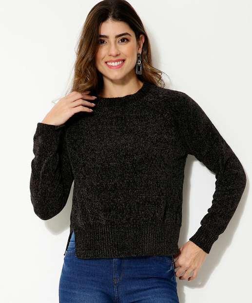Suéter Feminino Chenille Marisa