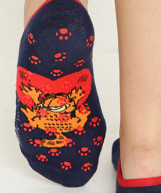 Meia Sapatilha Feminina Antiderrapante Garfield