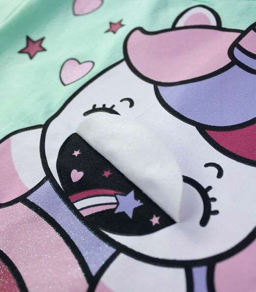 Conjunto Infantil Menina Unicórnio Select Verde