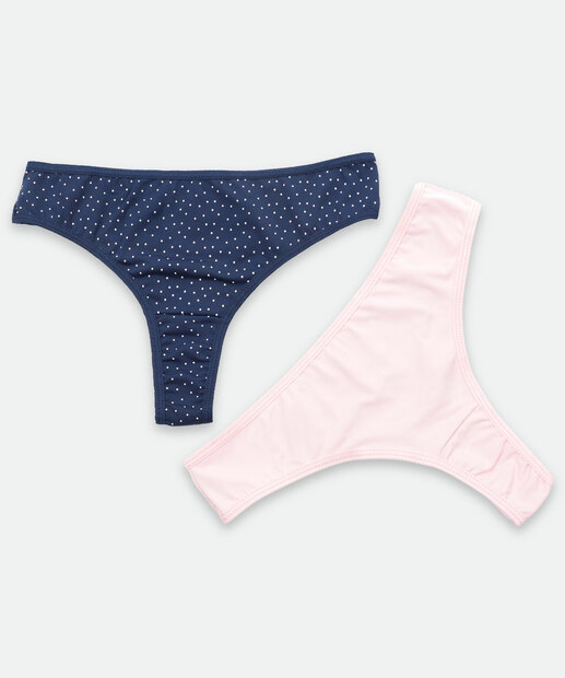 Image_Kit 2 Calcinhas Fio Dental Microfibra Marisa Azul