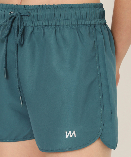 Short Feminino Fitness Amarração Marisa Verde