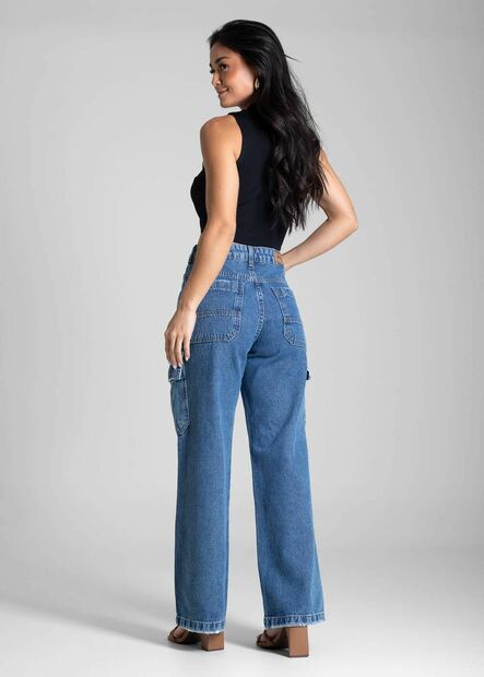Calça Jeans Sawary Wide Leg - 282010