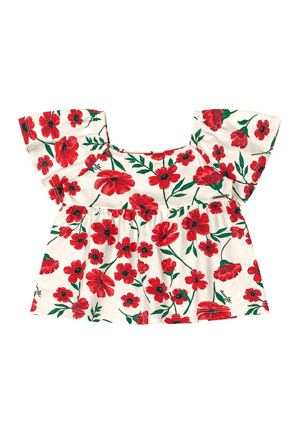 Conjunto Blusa Estampado Short Quimby