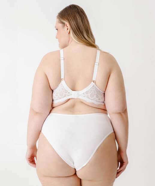 Kit 2 Calcinhas Plus Size Biquíni Microfibra Marisa