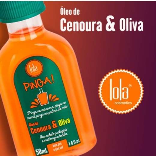 Lola Cosmetics Pinga! Cenoura e Oliva Óleo Capilar 50ml