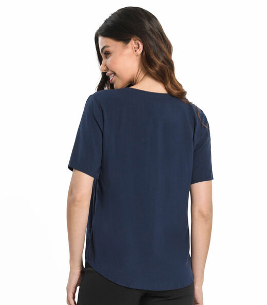Blusa Feminina Viscose Endless Azul