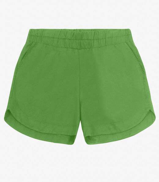 Shorts Curto Plus Size Secret Glam Verde