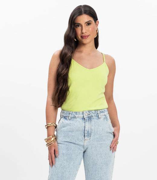 Image_Blusa de Alça Infinita Cor Verde