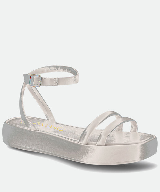 Image_Sandália Flatform Feminina Metalizada Via Uno