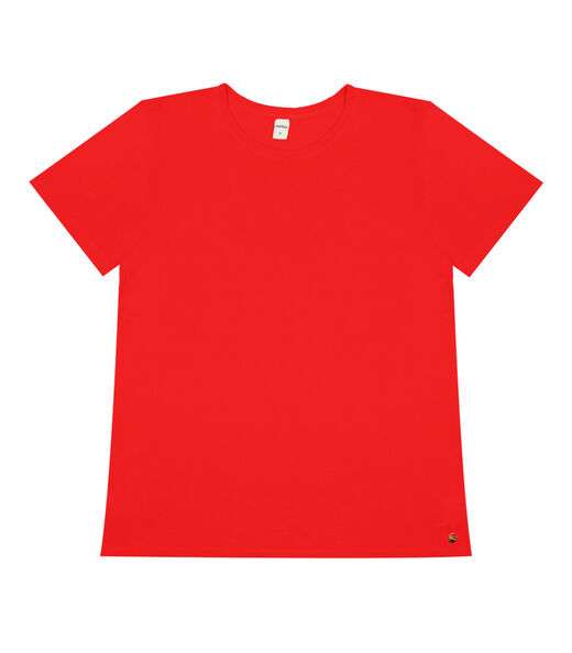Blusa Feminina Básica Visco Tricot Rovitex Laranja