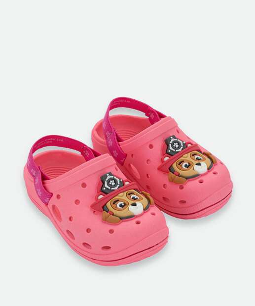 Image_Sandália Babuche Infantil Patrulha Canina Rosa