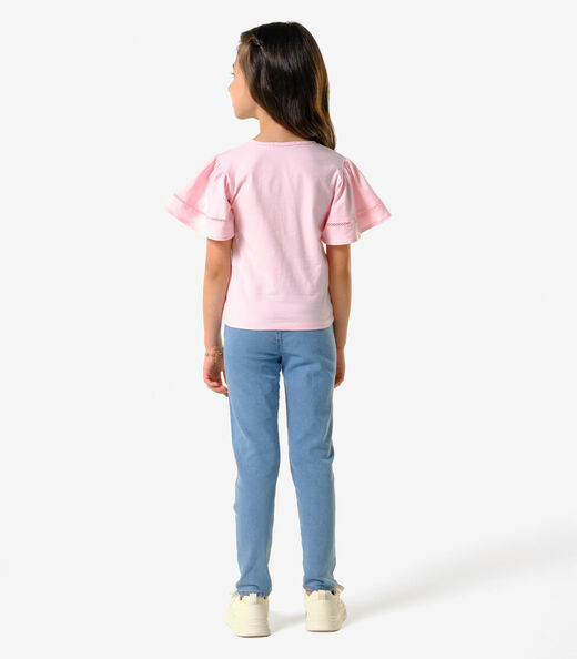 Calça Legging Feminino Jeans Trick Nick Azul