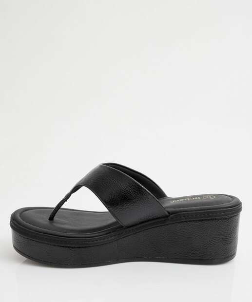 Tamanco Feminino Flatform Bebecê Preto