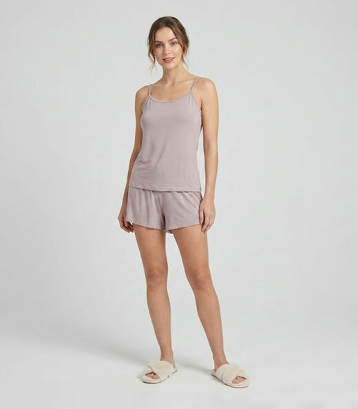 Pijama Feminino De Alças Select Rosa