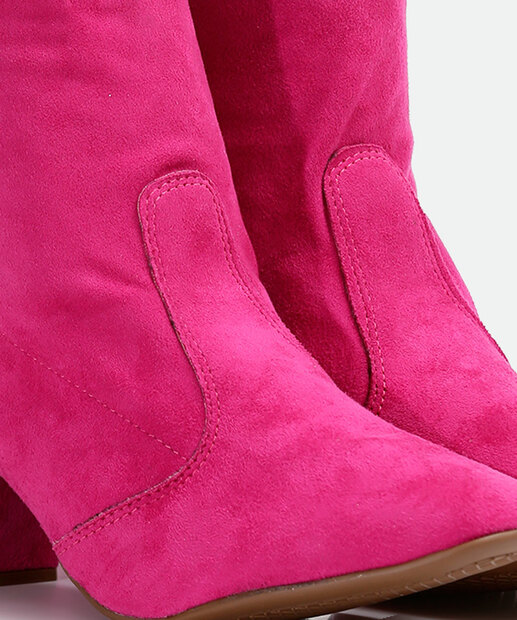 Bota Feminina Cano Curto Salto Grosso Beira Rio