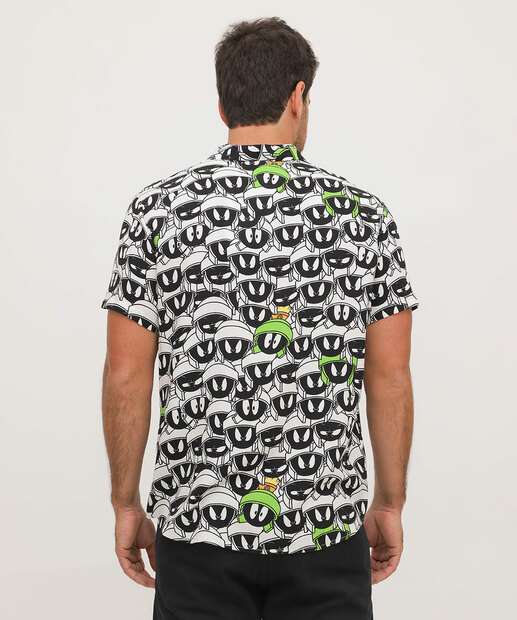 Camisa Masculina Estampa Marvin ET Looney Tunes