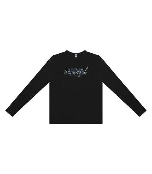 Blusa Manga Longa Feminina Rovitex Preto