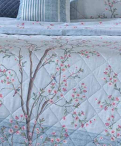 Jogo de Cama Casal Floral Hedrons 3 Peças 