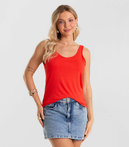 Image_Regata Feminina Básica em Viscotorcion Rovitex Vermelho