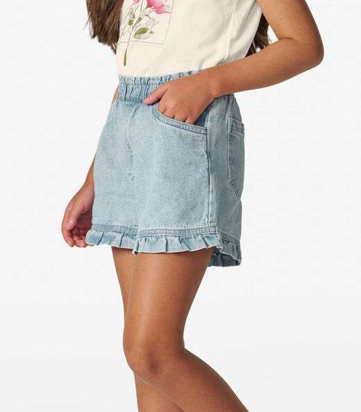 Conjunto Blusa Com Shorts Infantil Trick Nick Bege