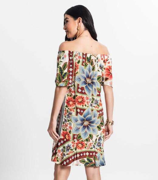 Vestido Ciganinha Infinita Cor Laranja