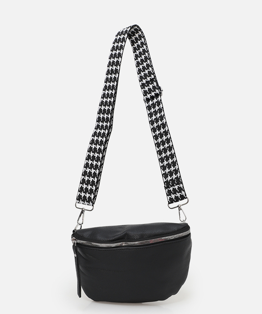 Bolsa Transversal Pochete Feminina Marisa Preto