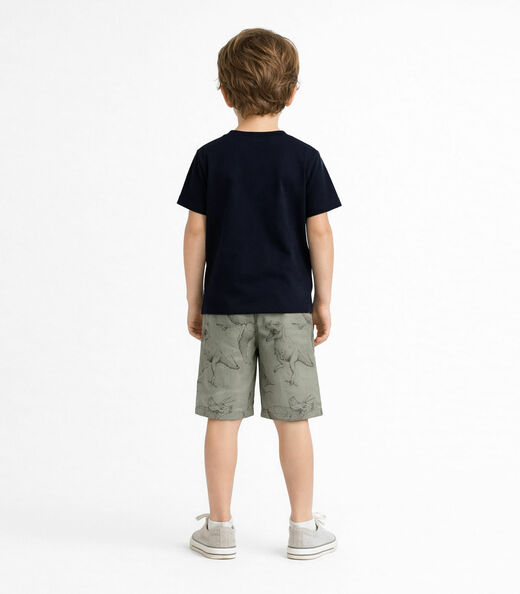 Conjunto Masculino Camiseta E Bermuda Select Verde