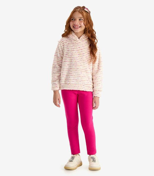 Conjunto Blusão com Legging Molecotton Rovi Kids Rosa