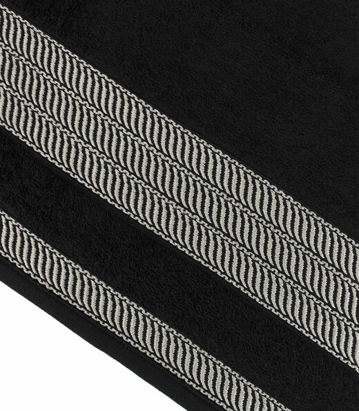 Toalha De Banho Siena De Algodão Atlantica Preto