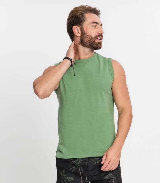 Regata Masculina Básica Rovitex Verde