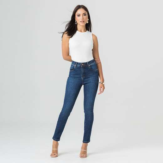 Image_Calça Jeans Cigarrete Feminina Disparate