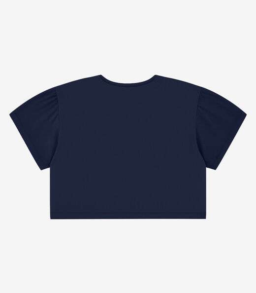 Blusa Feminina Tecido em Viscose Infinita Cor Azul