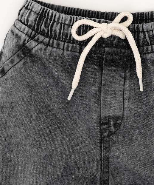Bermuda Infantil Jeans Bolsos Tam 1 a 3