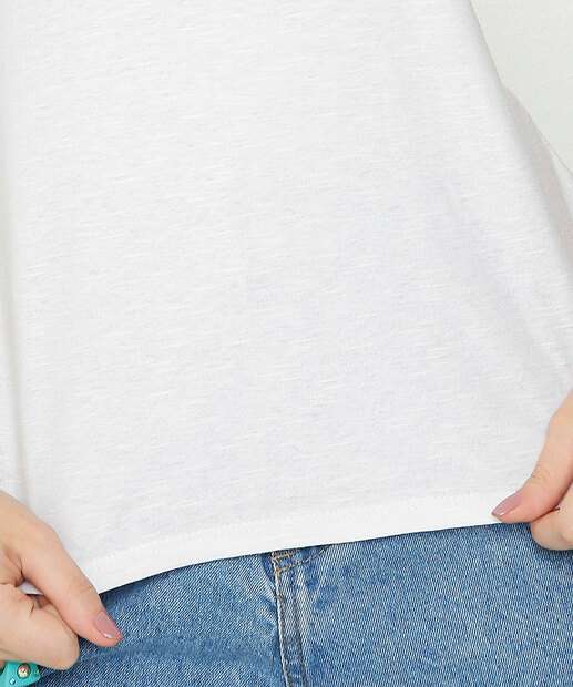 Blusa Feminina Flamê Básica Manga Curta Marisa