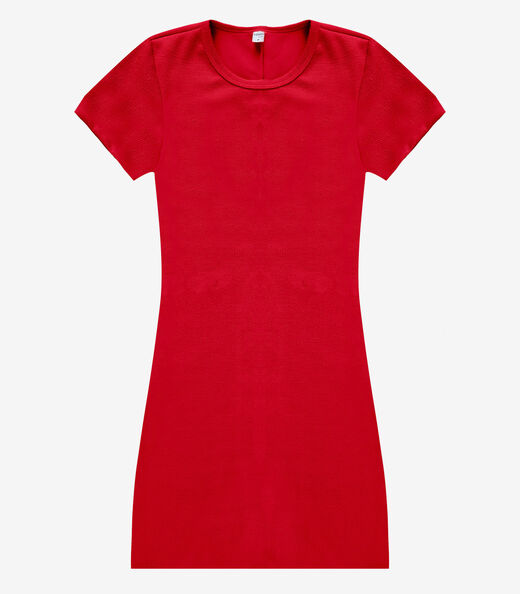 Vestido Feminino Em Tecido Henera Infinita Cor Vermelho