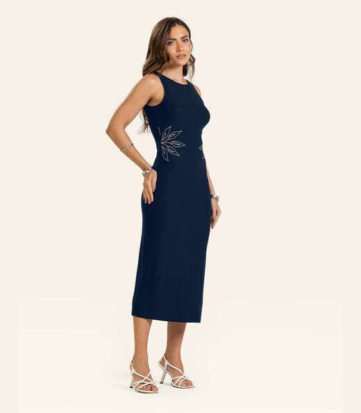 Image_Vestido Midi Feminino Endless Azul