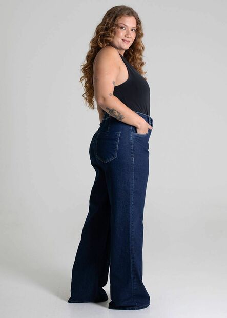 Calça Jeans Sawary Wide Leg - 280006