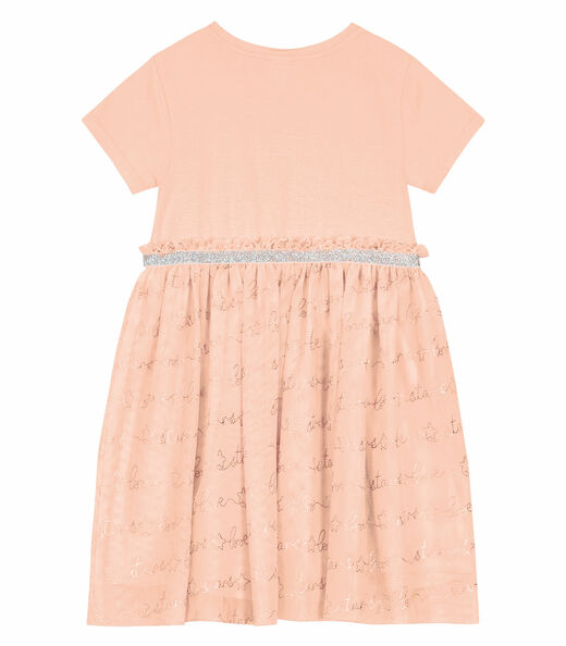Vestido Infantil Tule Trick Nick Rosa