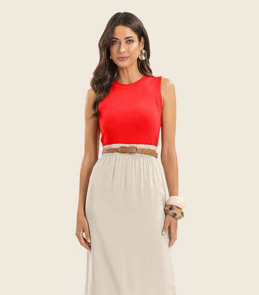 Regata Feminina em Ribana Endless Laranja