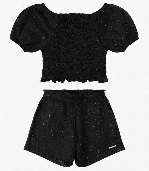 Image_Conjunto Blusa com Shorts cotton glitterTrick Nick Preto