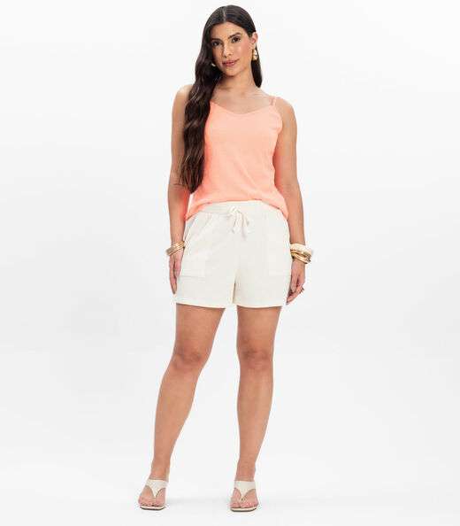 Blusa de Alça Infinita Cor Vermelho