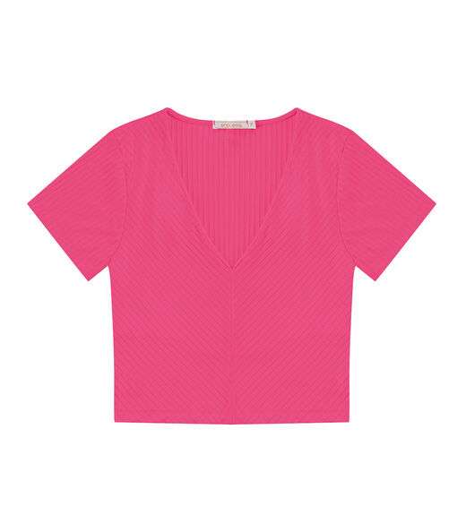Blusa Feminina Em Ribana Canelada Endless Rosa