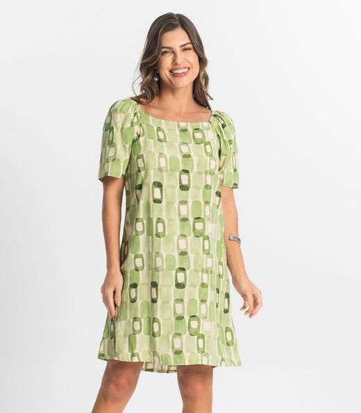 Image_Vestido Feminino Estampado Select Verde