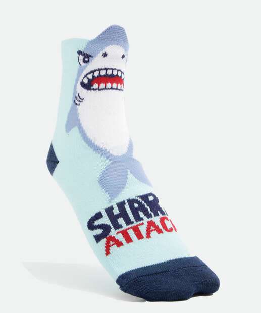 Kit 2 Pares Meias Infantil Soquete Estampadas