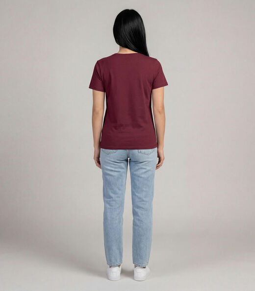 Blusa Feminina em Malha Visco Infinita Cor Vermelho