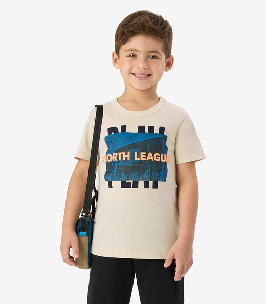 Image_Camiseta Meia Malha Infantil Rovi Kids Bege