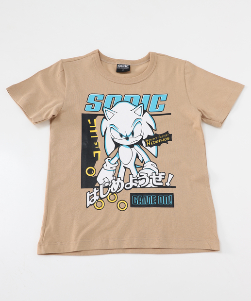 Image_Camiseta Infantil Manga Curta Sonic Tam 4 a 10 Bege