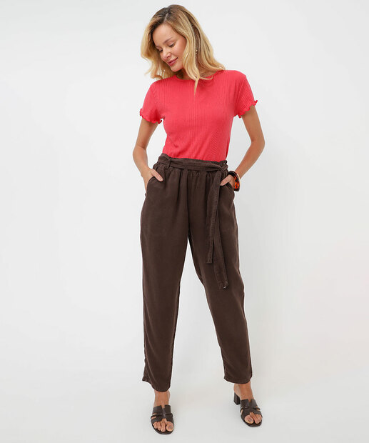 Image_Calça Feminina Liocel Clochard Reta Marisa Marrom
