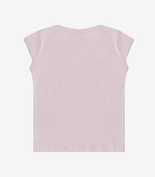 Blusa Infantil Menina Infinita Cor Rosa