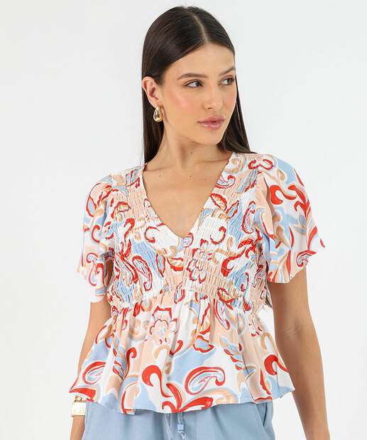 Image_Blusa Feminina Lastex Estampa Paisley Marisa Off White